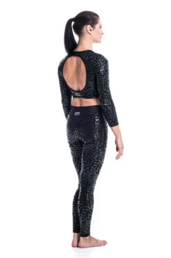 Paradise Chick Superhero Series Ultra Grip Crop Top - Black Leopard 16 Paradise Chick Superhero Series Ultra Grip Crop Top - Black Leopard -Radd Pole Wear Shop MG 1771 copy