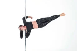 Paradise Chick Superhero Series Ultra Grip Crop Top - Black Leopard 13 Paradise Chick Superhero Series Ultra Grip Crop Top - Black Leopard -Radd Pole Wear Shop MG 1791 copy