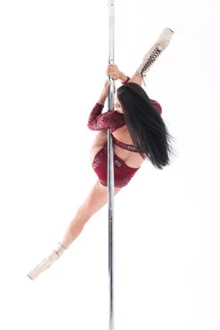 Paradise Chick Superhero Series Ultra Grip Crop Top - Cherry Leopard 15 Paradise Chick Superhero Series Ultra Grip Crop Top - Cherry Leopard -Radd Pole Wear Shop MG 1902 copy