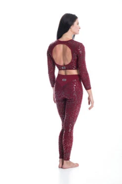 Paradise Chick Superhero Series Ultra Grip Crop Top - Cherry Leopard 19 Paradise Chick Superhero Series Ultra Grip Crop Top - Cherry Leopard -Radd Pole Wear Shop MG 1941 copy