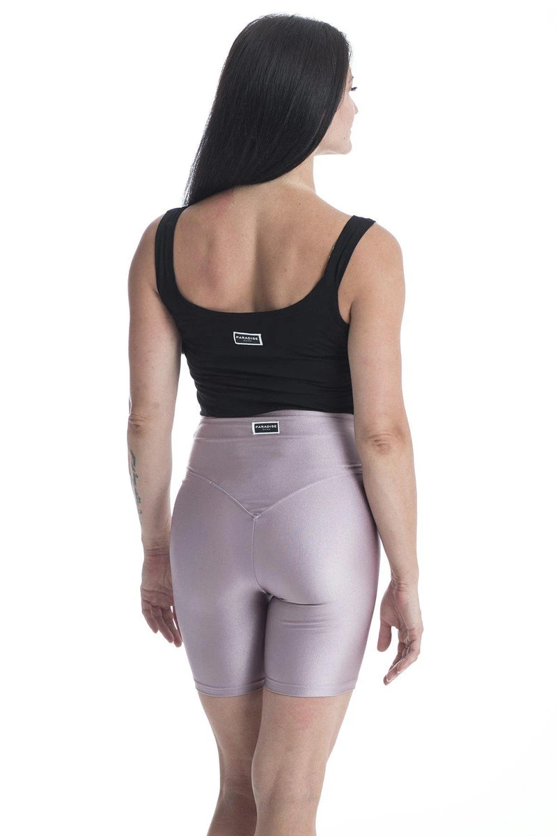 Paradise Chick Biker Shorts - Lilac 4 Paradise Chick Biker Shorts - Lilac - Image 2
