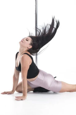 Paradise Chick Biker Shorts - Lilac 22 Paradise Chick Biker Shorts - Lilac -Radd Pole Wear Shop MG 2003copy