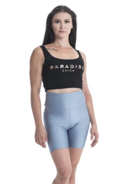 Paradise Chick Biker Shorts - Steel Blue 10 Paradise Chick Biker Shorts - Steel Blue -Radd Pole Wear Shop MG 2025copy