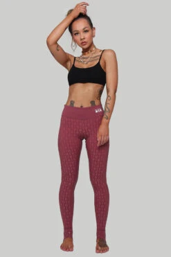 CXIX Gecko Grip Leggings - Mauve 13 CXIX Gecko Grip Leggings - Mauve -Radd Pole Wear Shop MauveGeckoGrip6