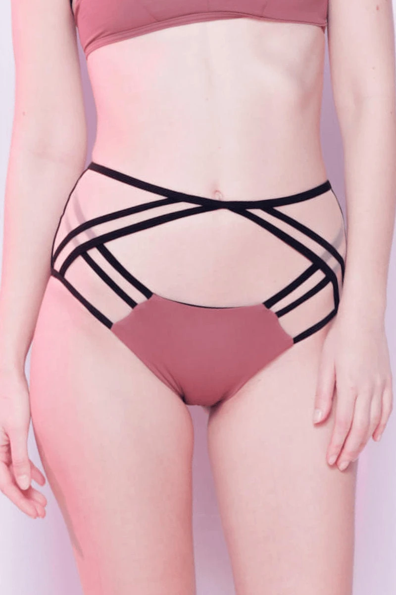 MilaKrasna Silvia Bottoms - Dark Rose 3 MilaKrasna Silvia Bottoms - Dark Rose