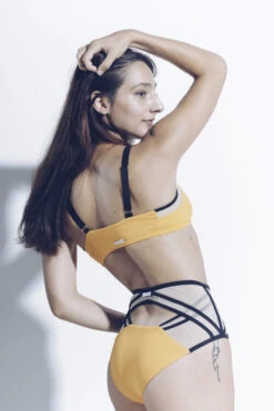 MilaKrasna Silvia Bottoms - Marigold 8 MilaKrasna Silvia Bottoms - Marigold -Radd Pole Wear Shop MilaKrasna poledance silvia top marigold back lookbook 1
