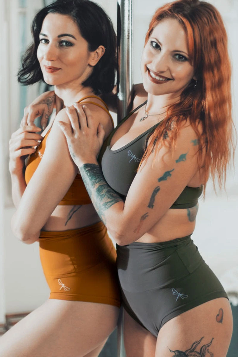 Dragonfly Nicole Top - Khaki 3 Dragonfly Nicole Top - Khaki