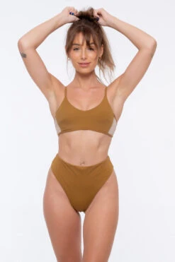 Nona Perkasa Night Lily Top - Brass/Sand 8 Nona Perkasa Night Lily Top - Brass/Sand -Radd Pole Wear Shop NightLilyBrass01 74c86dbd 7e33 4bb4 897d 965ed6299d9f