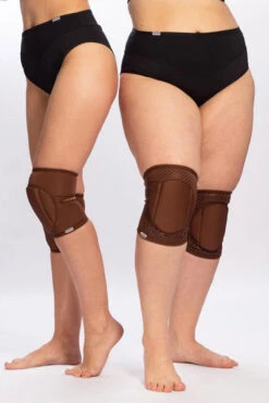 Queen Grippy Kneepads - Cacao 14 Queen Grippy Kneepads - Cacao -Radd Pole Wear Shop NudeCacao3 2