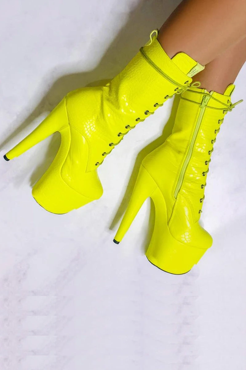 Hella Heels OH SNAP Boots - 7inch 4 Hella Heels OH SNAP Boots - 7inch - Image 2