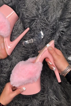 Hella Heels On Wednesdays Stilettos - 7inch 7 Hella Heels On Wednesdays Stilettos - 7inch -Radd Pole Wear Shop PinkOnWednesdays7inchfluffybirthdaystiletto