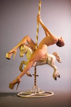 Rolling Pony Bodysuit - Rosé Sparkle 15 Rolling Pony Bodysuit - Rosé Sparkle -Radd Pole Wear Shop Ponei47