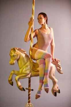 Rolling Pony Bodysuit - Rosé Sparkle 13 Rolling Pony Bodysuit - Rosé Sparkle -Radd Pole Wear Shop Ponei49