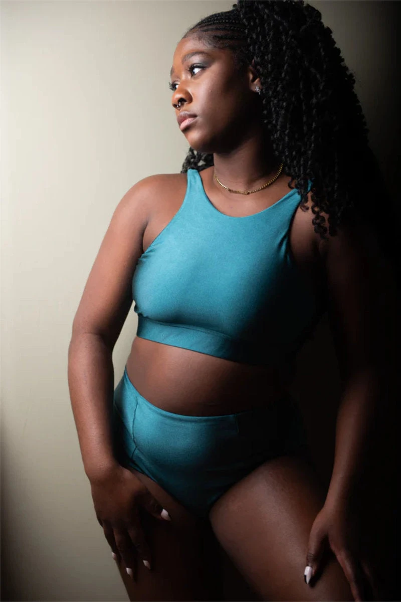 Chantay Polewear Pretzel 2-way Top - Forest 4 Chantay Polewear Pretzel 2-way Top - Forest - Image 2