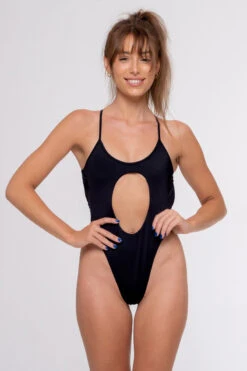 Nona Perkasa Queen Of The Night Bodysuit - Black -Radd Pole Wear Shop QOTNBodyBlack03 1