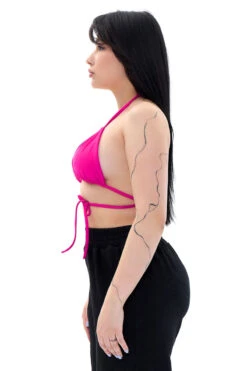 MÆD Bikini Top - Matte Pink 7 MÆD Bikini Top - Matte Pink -Radd Pole Wear Shop RIMG3865Fi