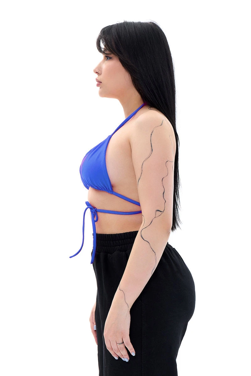 MÆD Bikini Top - Matte Electric Blue 5 MÆD Bikini Top - Matte Electric Blue - Image 3