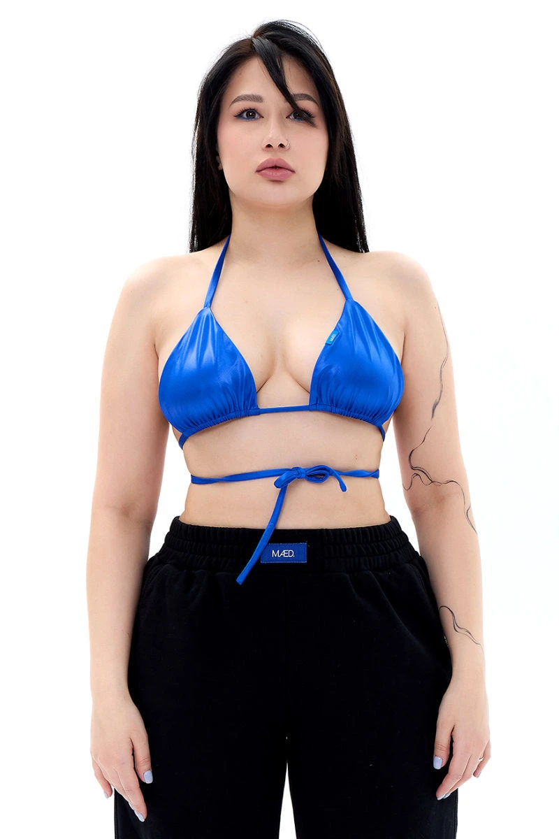 MÆD Bikini Top - Glam Blue 5 MÆD Bikini Top - Glam Blue - Image 3
