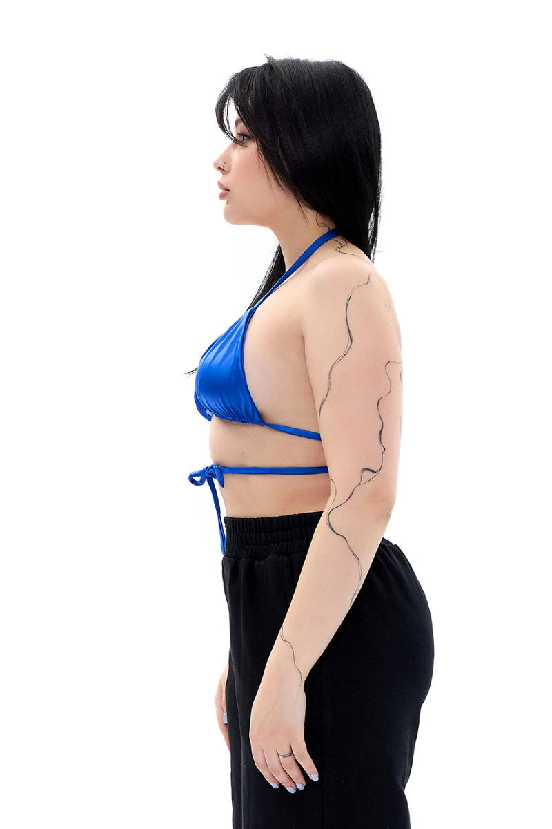 MÆD Bikini Top - Glam Blue 6 MÆD Bikini Top - Glam Blue - Image 4