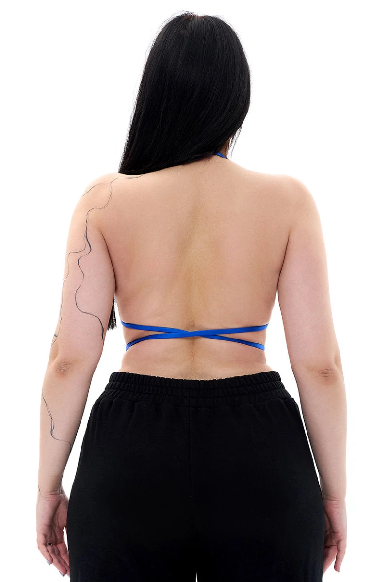 MÆD Bikini Top - Glam Blue 4 MÆD Bikini Top - Glam Blue - Image 2