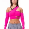 MÆD Kitana Top - Matte Pink -Radd Pole Wear Shop RIMG8560F
