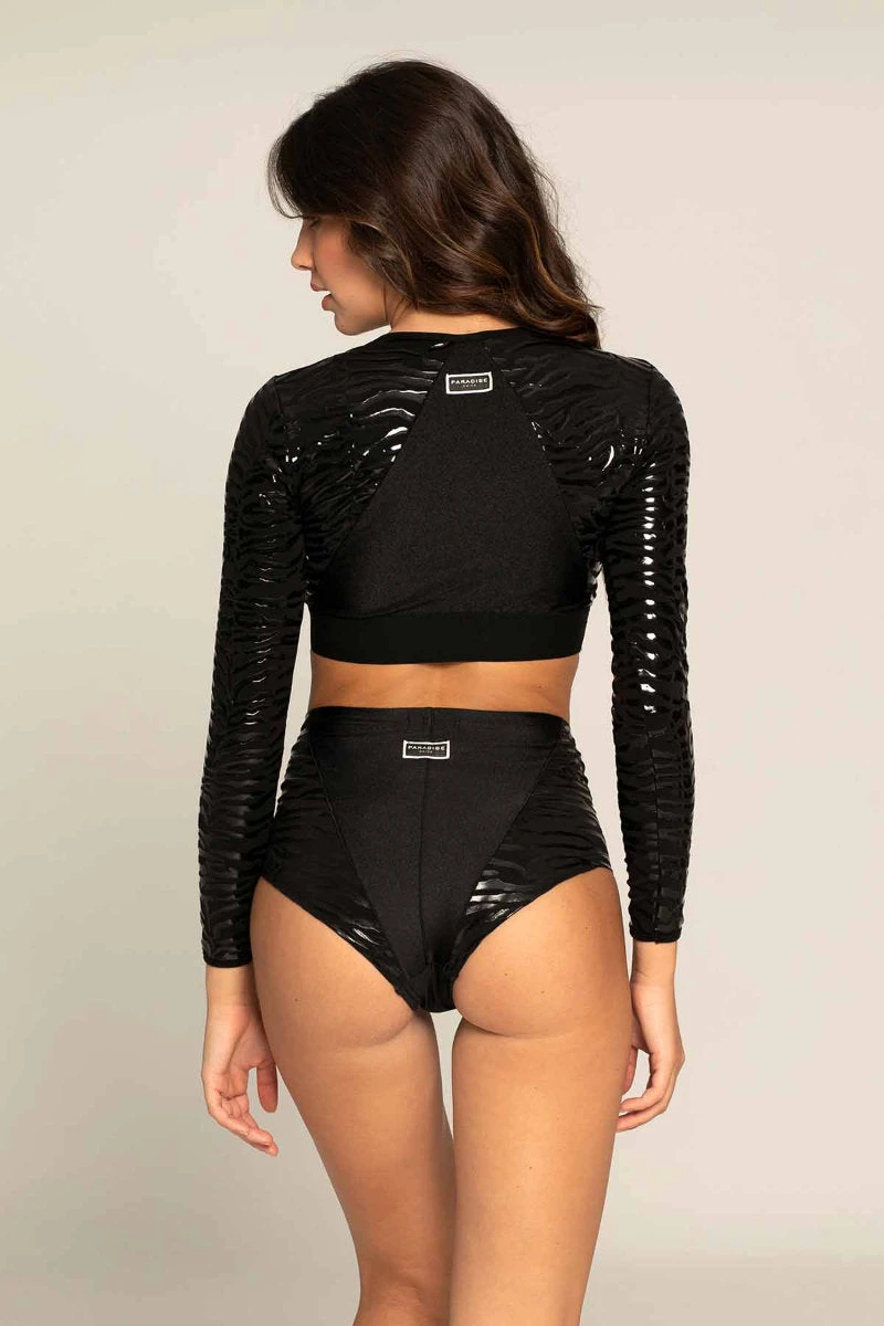 Paradise Chick Superhero Sticky Shorts - Zebra 4 Paradise Chick Superhero Sticky Shorts - Zebra - Image 2