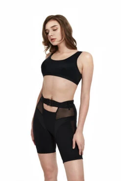 Hamade Activewear Buckle Cycling Shorts - Black 18 Hamade Activewear Buckle Cycling Shorts - Black -Radd Pole Wear Shop SS05