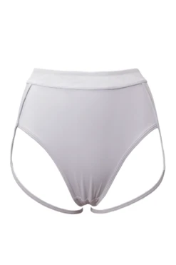 Hamade Activewear Mesh-side Garter Bottoms - Light Grey -Radd Pole Wear Shop SS23 27 1