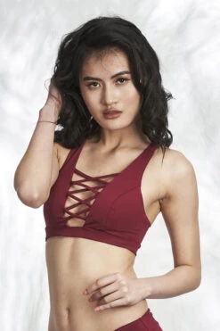 Lunalae Alexi Top - Wine 17 Lunalae Alexi Top - Wine -Radd Pole Wear Shop Shot 18 022crop