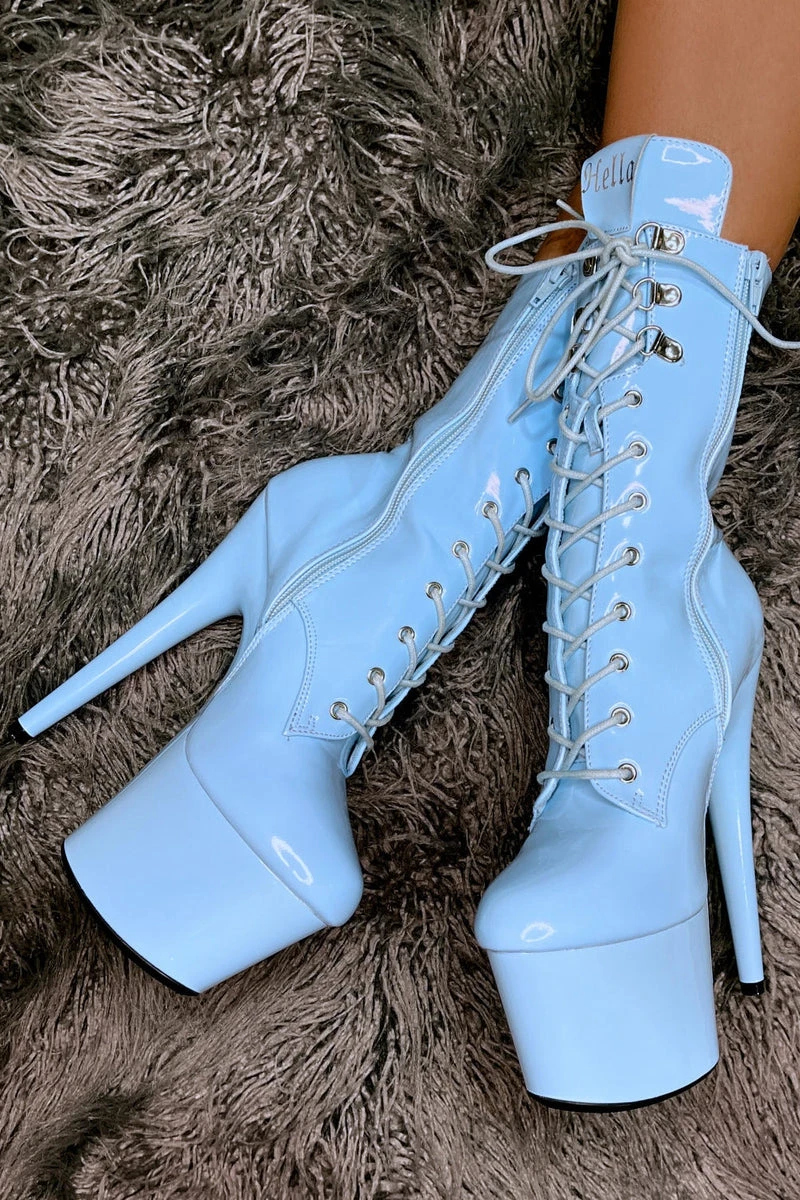 Hella Heels LipKit 7inch Boots - Sky High 3 Hella Heels LipKit 7inch Boots - Sky High