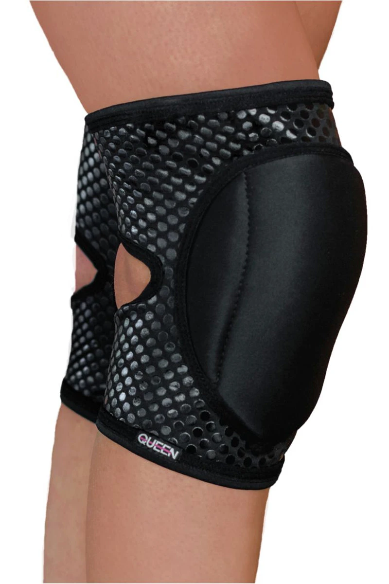 Queen Grippy Kneepads - Sleek Black 3 Queen Grippy Kneepads - Sleek Black