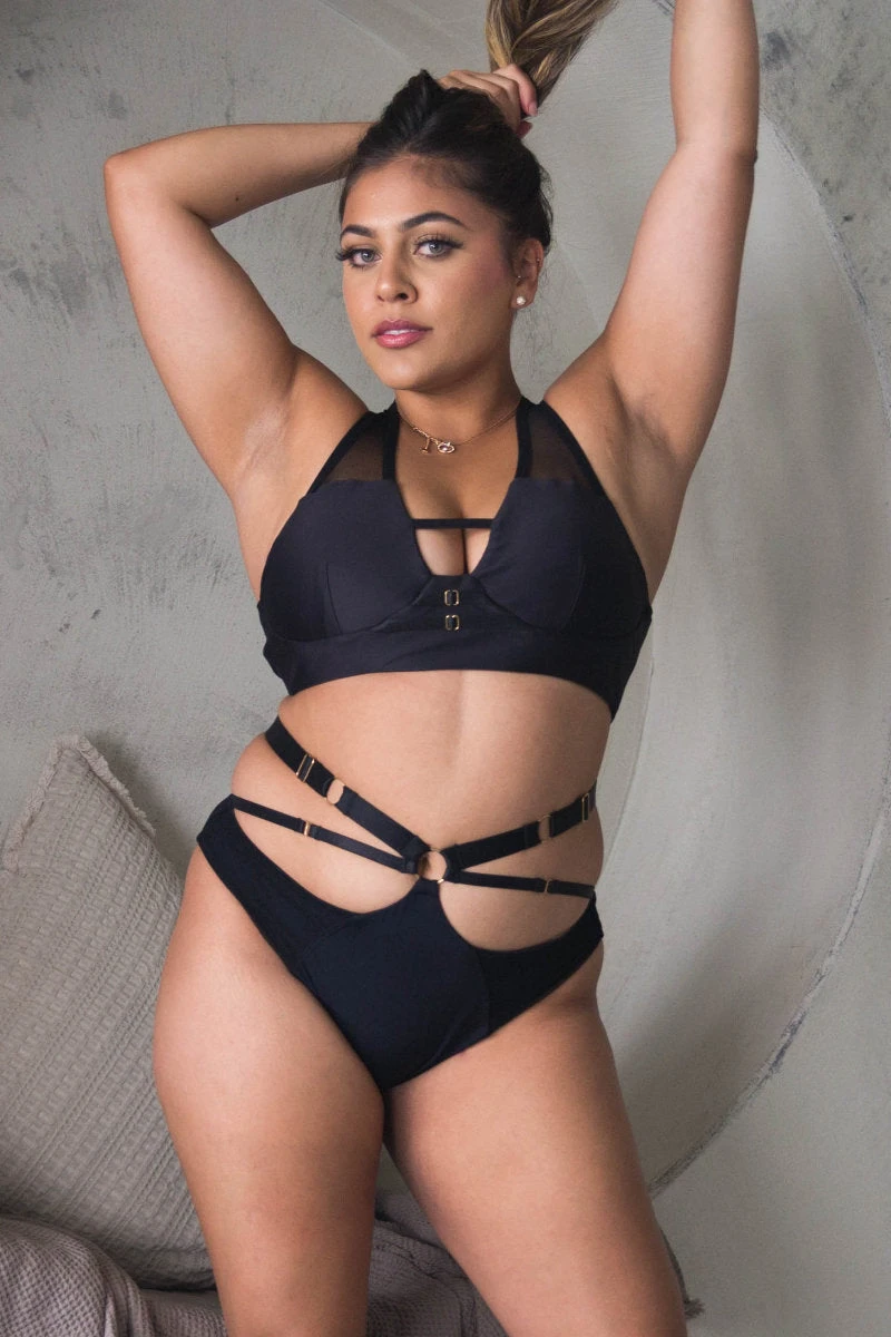 Tatiana Activewear Harley Top - Matte Black 3 Tatiana Activewear Harley Top - Matte Black