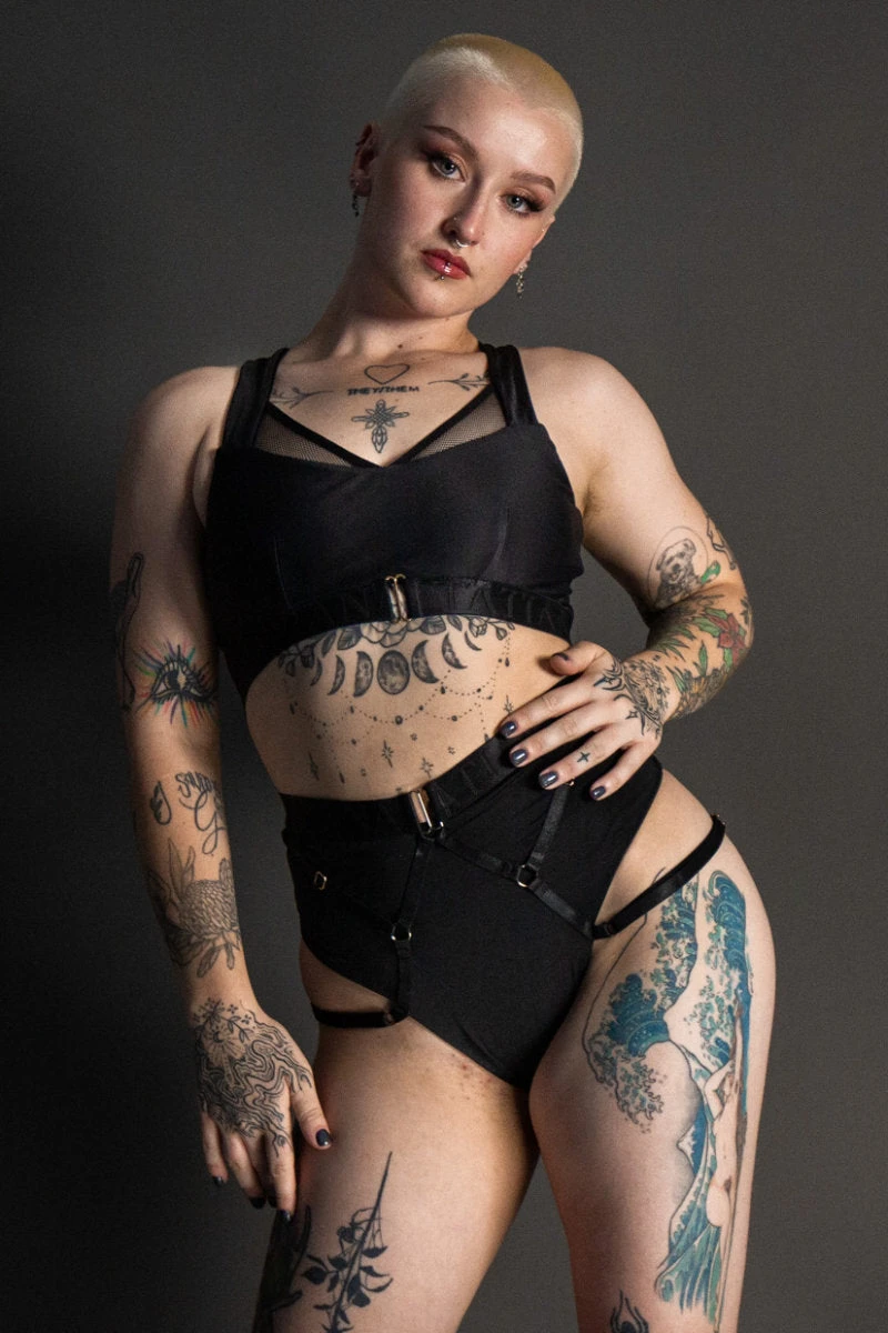 Tatiana Activewear Perla Shorts - Black 3 Tatiana Activewear Perla Shorts - Black