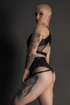 Tatiana Activewear Perla Shorts - Black 9 Tatiana Activewear Perla Shorts - Black -Radd Pole Wear Shop TatianaActive PerlaBlackSupportiveHighWaistedPoleWearDancingSet 5455