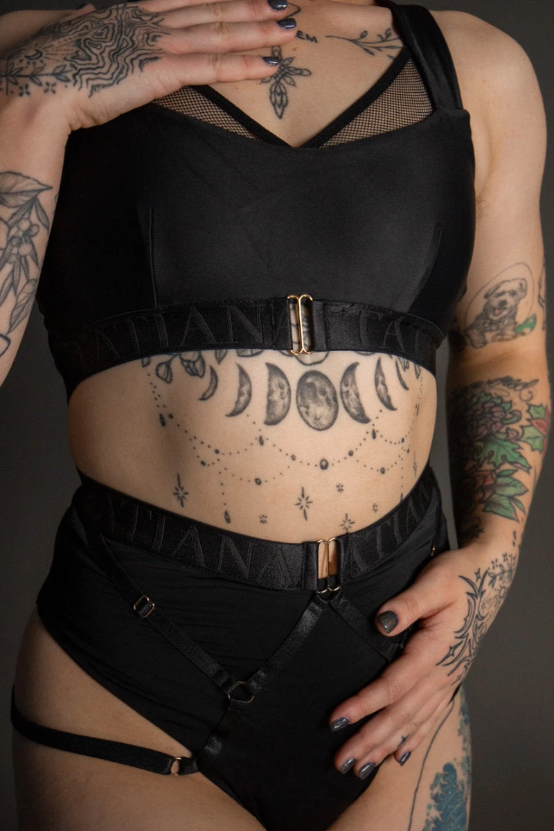 Tatiana Activewear Perla Shorts - Black 6 Tatiana Activewear Perla Shorts - Black - Image 4