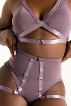Tatiana Activewear Tokio Top - Mauve -Radd Pole Wear Shop TatianaActive TokioMauveStrappyGarterPoleWearSet 7933 80ad2763 5575 4d72 828b ab05b9ec0025