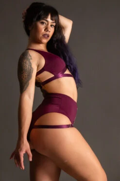 Tatiana Activewear Tokio Shorts - Wine 9 Tatiana Activewear Tokio Shorts - Wine -Radd Pole Wear Shop TatianaActive TokioWineRedBurgundyHighWaistedPoleWearDancingSet 6515 ec3bf091 5fa6 4c21 aa12 b1a52f0c2a03 1