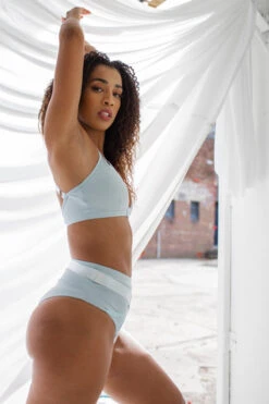 Tatiana Activewear Sofia Shorts - Baby Blue 8 Tatiana Activewear Sofia Shorts - Baby Blue -Radd Pole Wear Shop TatianaActiveSofiaBabyBluePoleWearSet 0032 1