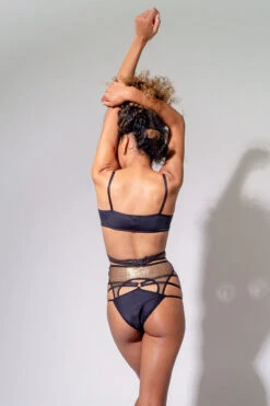 Sorte Witch Cheeky Shorts - Black 11 Sorte Witch Cheeky Shorts - Black -Radd Pole Wear Shop WITCH TOPBOTTOM BLACK 5