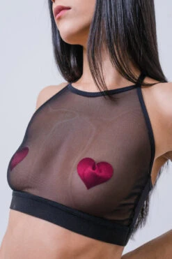 Sorte Wonder Haze Top - Black -Radd Pole Wear Shop WONDERHAZE7