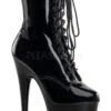 Pleaser USA Adore-1020 7inch Pleaser Boots - Patent Black 1 Pleaser USA Adore-1020 7inch Pleaser Boots - Patent Black -Radd Pole Wear Shop adore 1020 b
