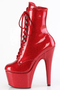 Pleaser USA Adore-1020GP 7inch Pleaser Boots - Ruby Glitter -Radd Pole Wear Shop adore 1020gp ryrg m05 3ebe64da a002 4d05 a62f 50e6f1008f35