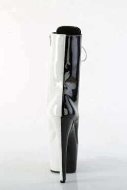 Pleaser USA Adore-1040TT 7inch Pleaser Boots - Patent Black/White -Radd Pole Wear Shop adore 1040tt b w m09 409ef32c 5a24 4a2b b7dd 5b9f5cae07e0