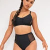 Lunalae Bellani High Waisted Bottoms - Recycled Black -Radd Pole Wear Shop bellani5