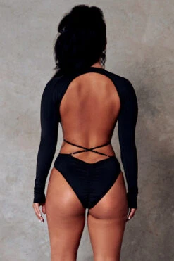 CXIX 119 Plunge Bodysuit - Black 15 CXIX 119 Plunge Bodysuit - Black -Radd Pole Wear Shop bodysuit CXIX 119 fashion black streetwear