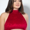 RAD Eve Top - Velvet Red 2 RAD Eve Top - Velvet Red -Radd Pole Wear Shop colRaD 2459 Edit
