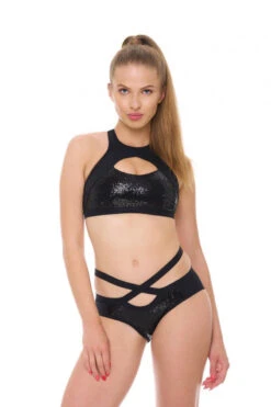 Bandurska Cosmic Top - Black Sequin 10 Bandurska Cosmic Top - Black Sequin -Radd Pole Wear Shop cosmic set2 1