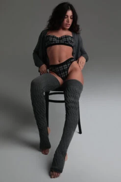 Rolling Alpha Cheeky Shorts - Tartan -Radd Pole Wear Shop day02rolling0931 2