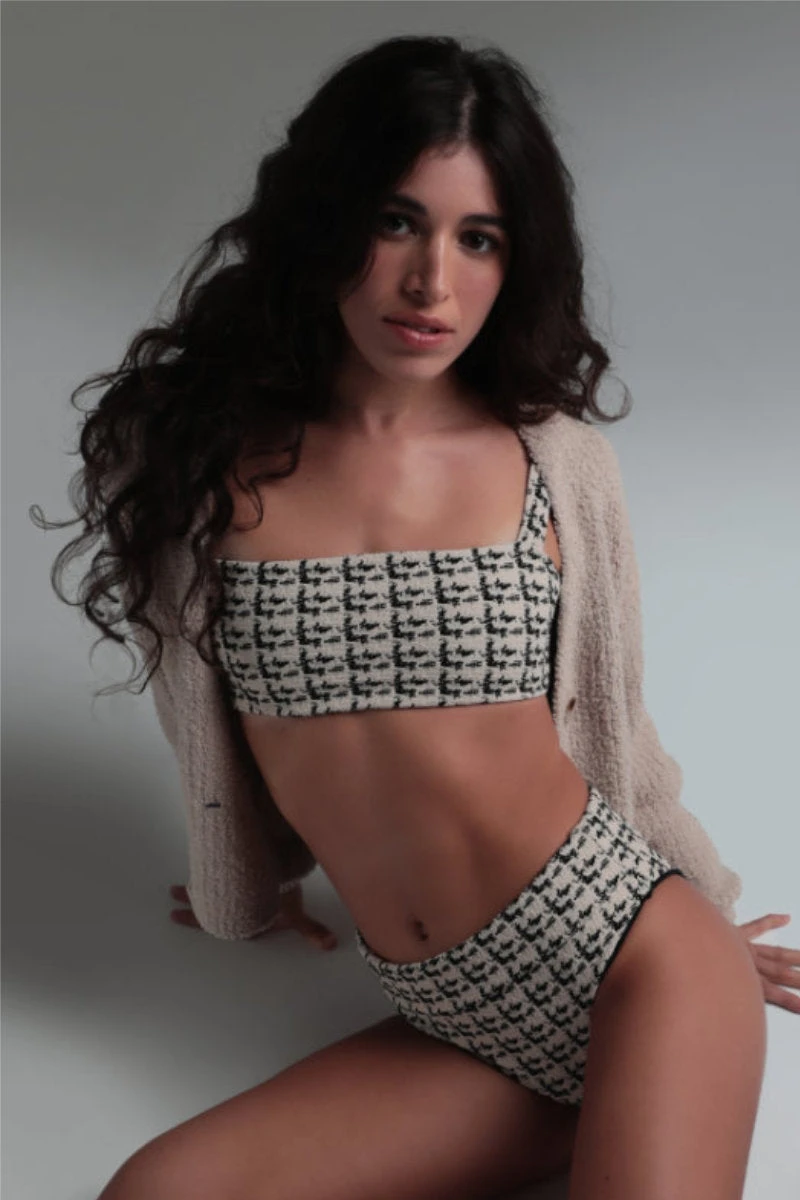 Rolling Cinque Tweed Top - Tweed 4 Rolling Cinque Tweed Top - Tweed - Image 2