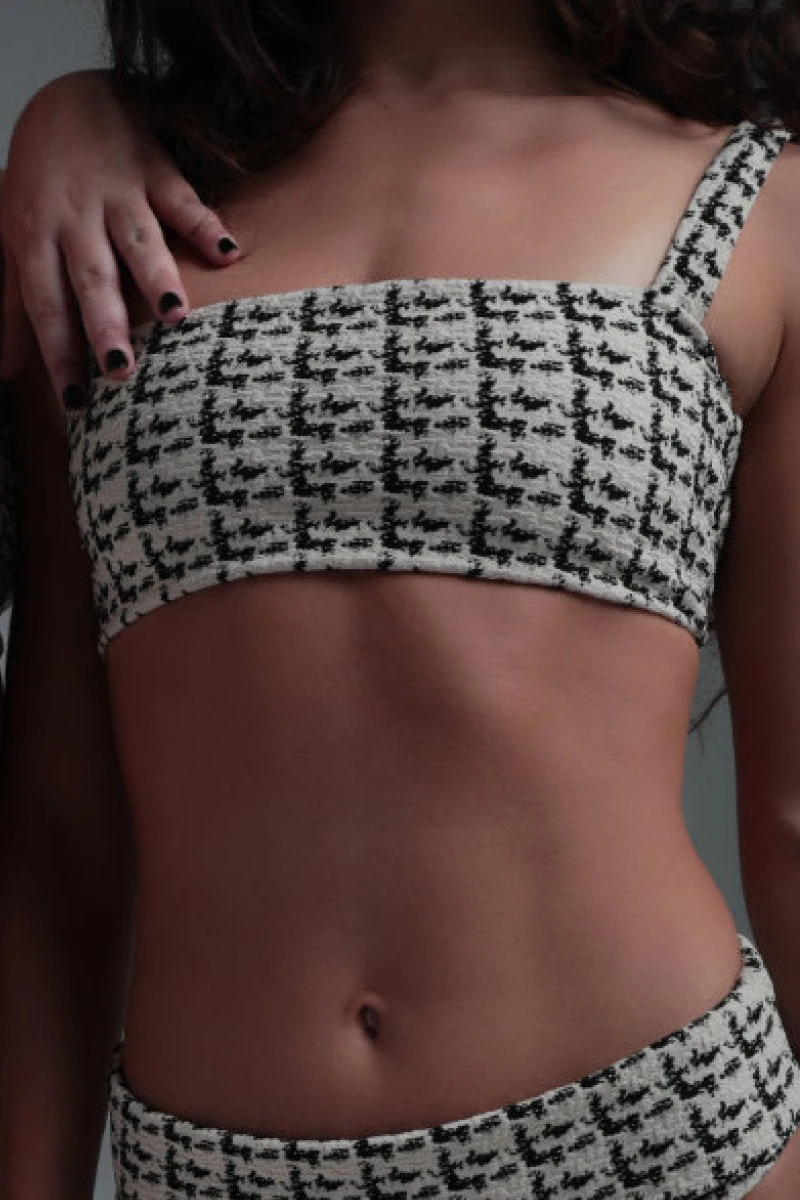 Rolling Cinque Tweed Top - Tweed 3 Rolling Cinque Tweed Top - Tweed